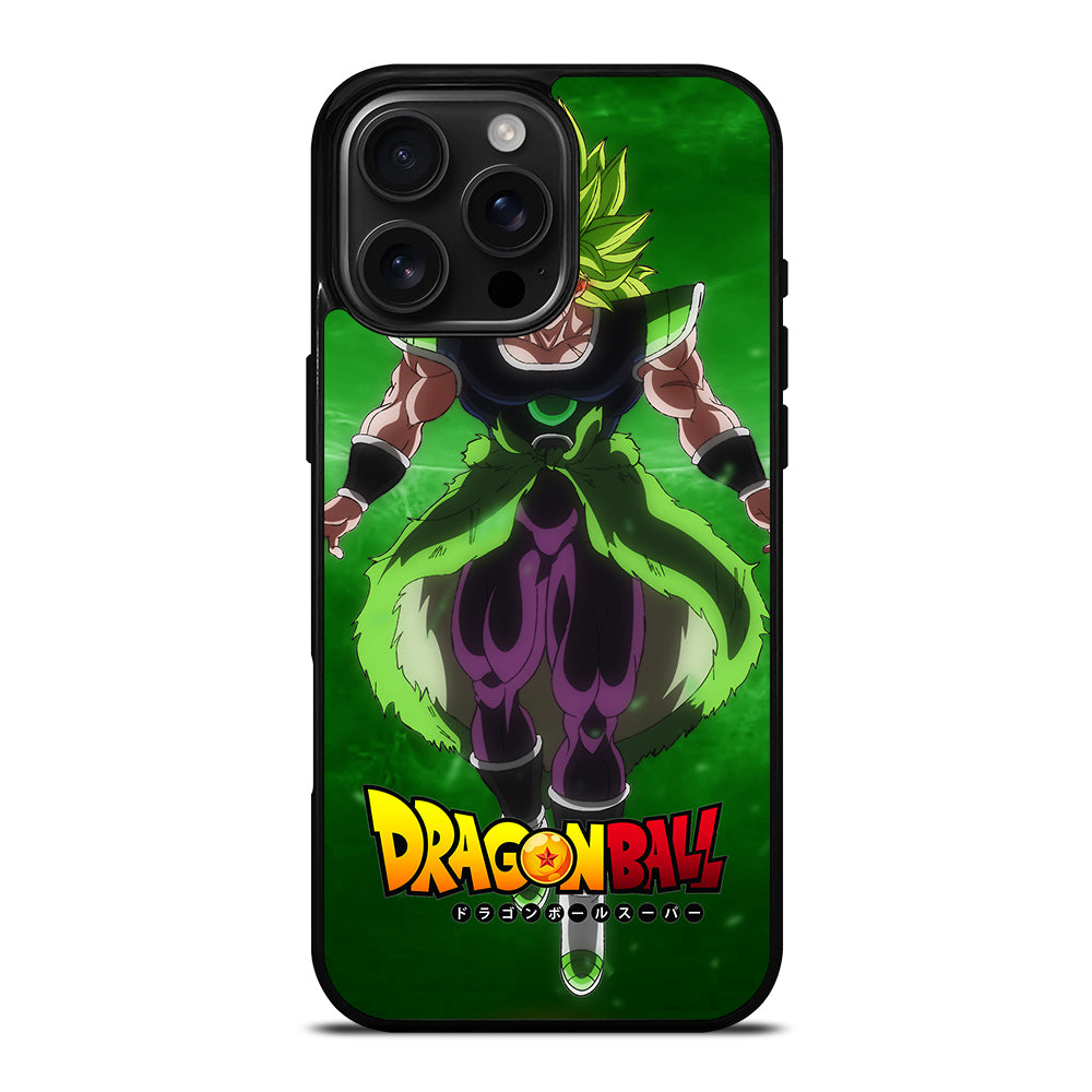 BROLY DRAGON BALL ANIME 3 iPhone 16 Pro Max Case Cover