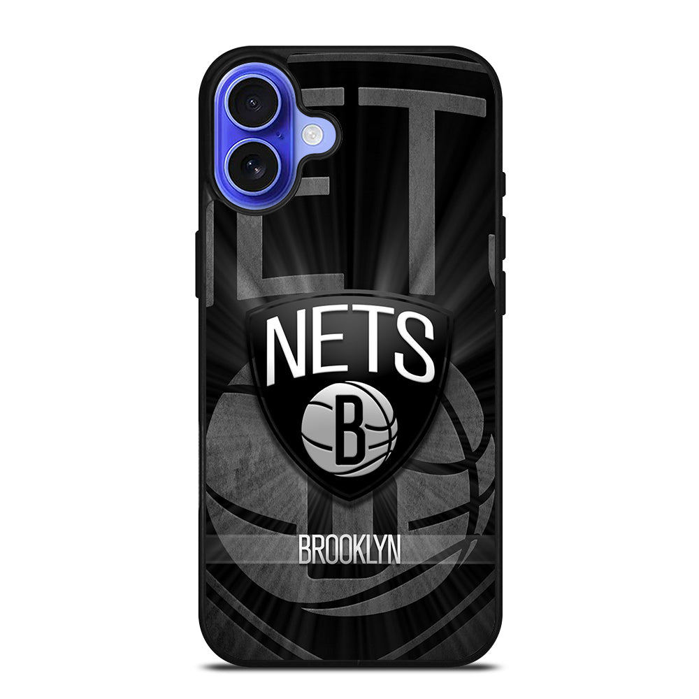 BROOKLYN NETS LOGO BASKETBALL iPhone 16 Case Cover