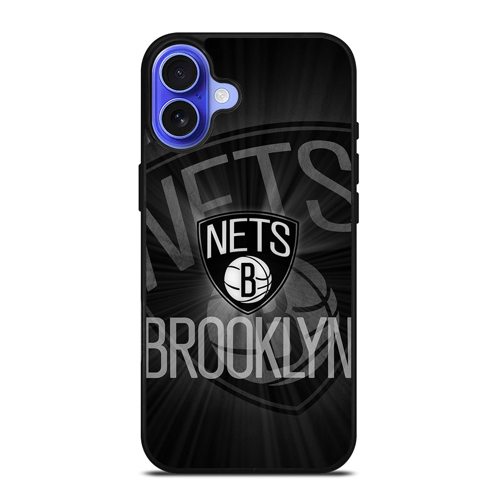 BROOKLYN NETS LOGO BASKETBALL 2 iPhone 16 Case Cover