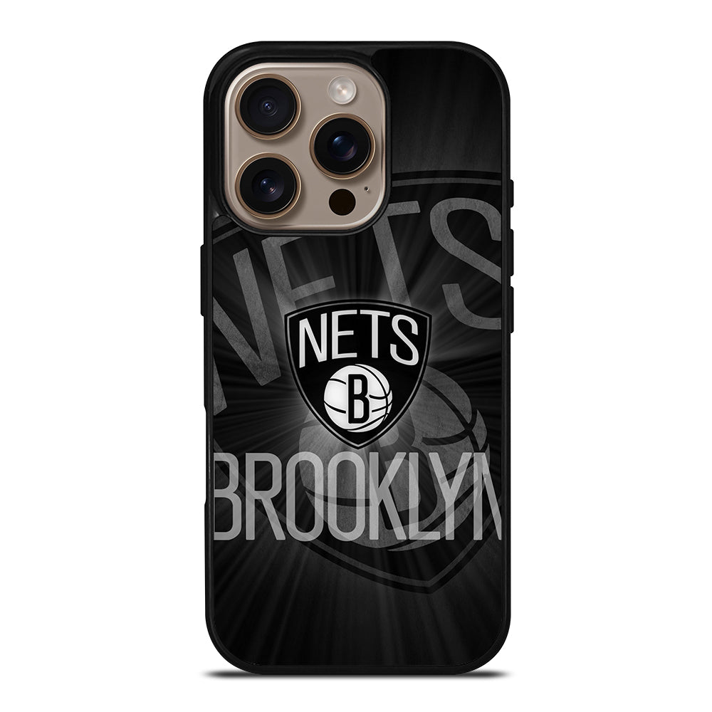 BROOKLYN NETS LOGO BASKETBALL 2 iPhone 16 Pro Case Cover