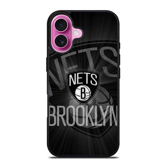 BROOKLYN NETS LOGO BASKETBALL 2 iPhone 16 Plus Case Cover