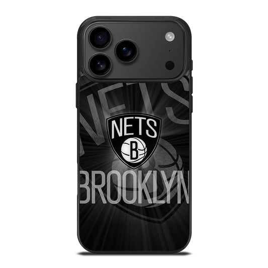 BROOKLYN NETS LOGO BASKETBALL 2 iPhone 17 Pro Max Case Cover