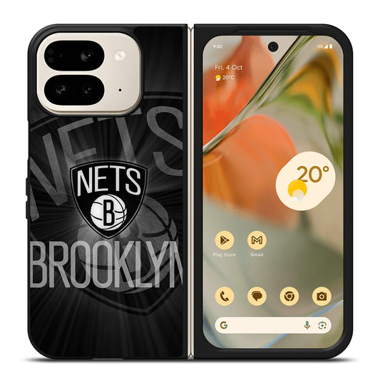 BROOKLYN NETS LOGO BASKETBALL 2 Google Pixel 9 Pro Fold Case Cover