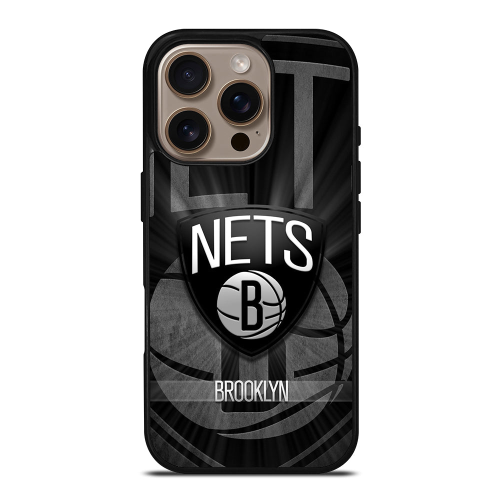 BROOKLYN NETS LOGO BASKETBALL iPhone 16 Pro Case Cover