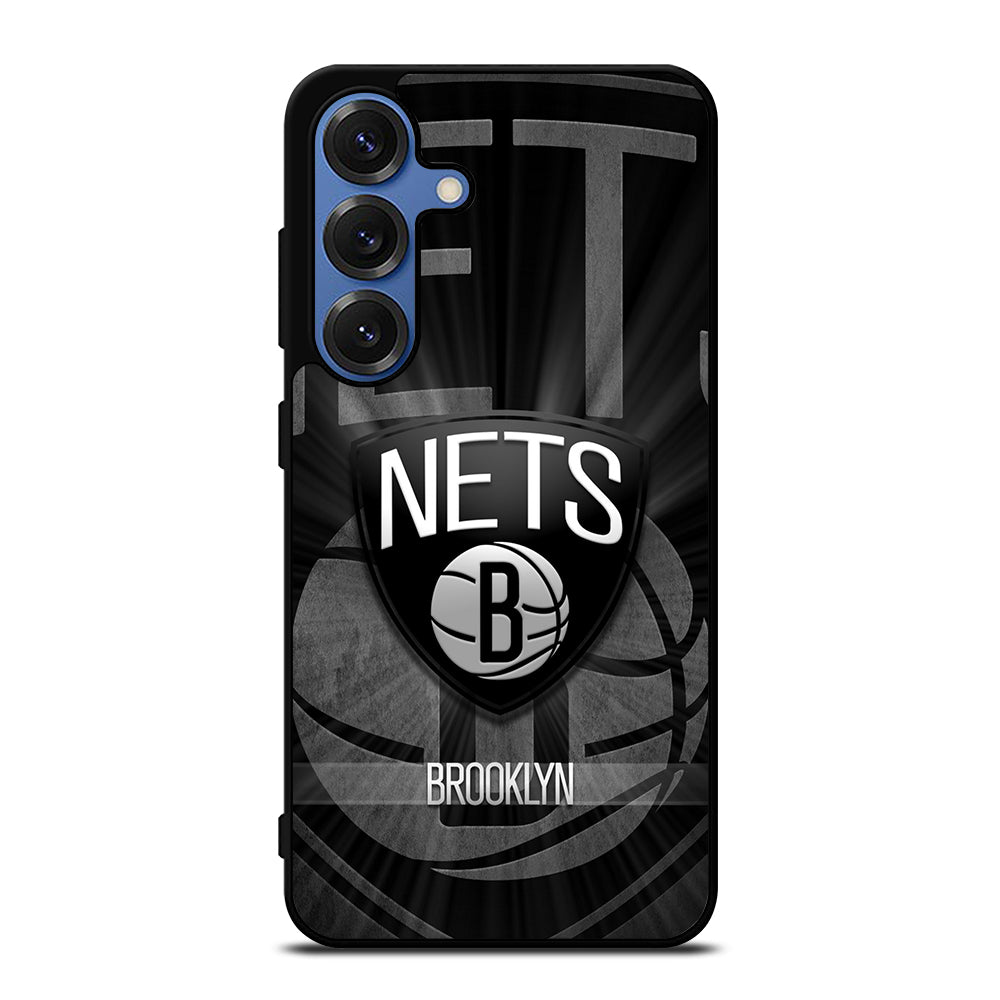 BROOKLYN NETS LOGO BASKETBALL Samsung Galaxy S25 Case Cover