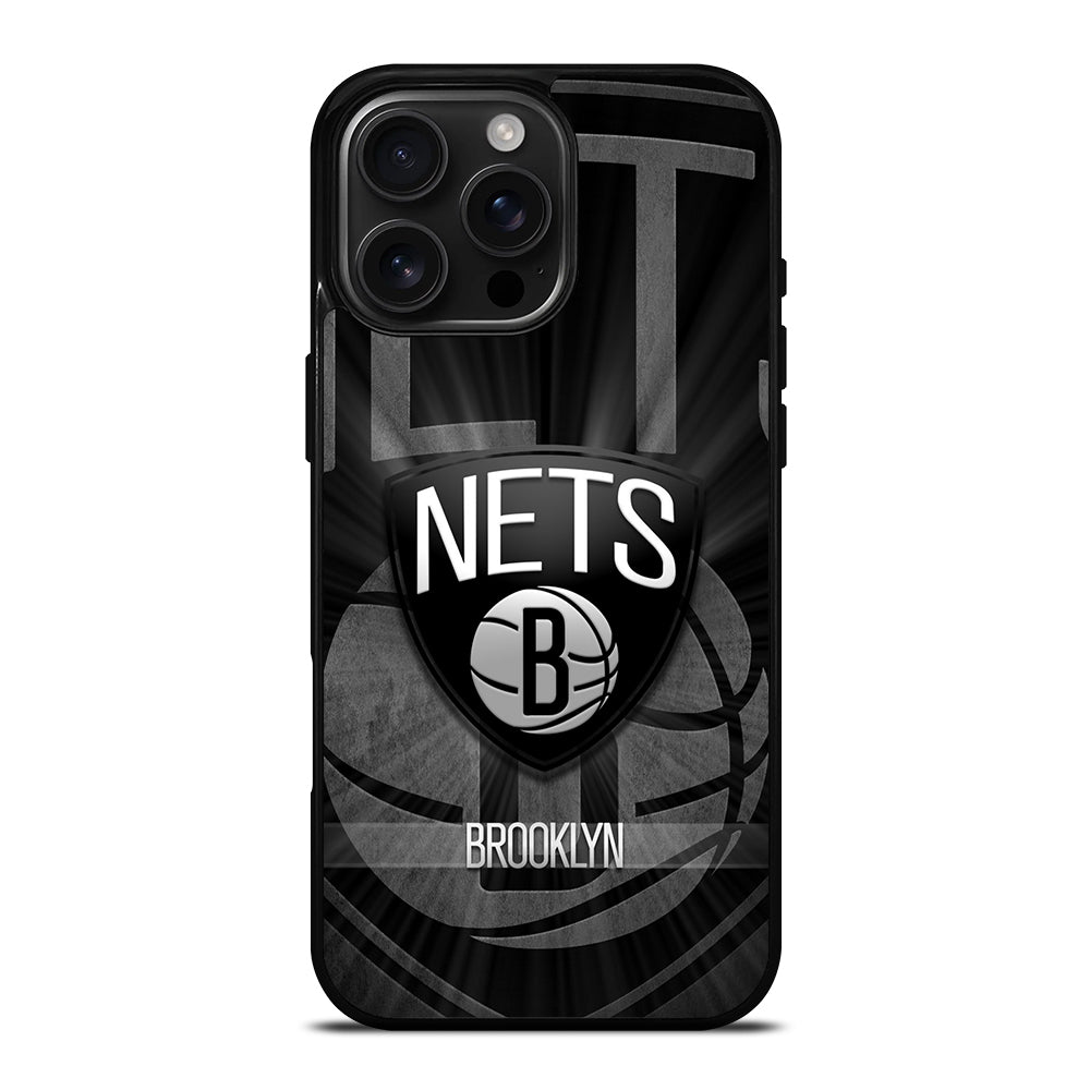 BROOKLYN NETS LOGO BASKETBALL iPhone 16 Pro Max Case Cover