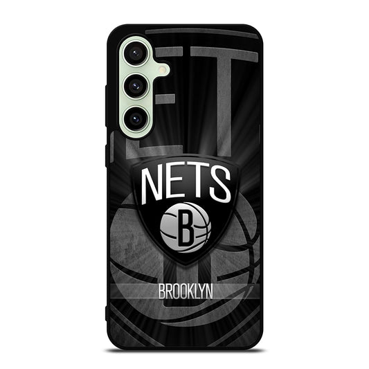 BROOKLYN NETS LOGO BASKETBALL Samsung Galaxy S24 FE Case Cover