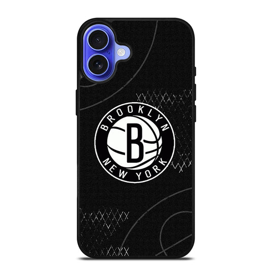 BROOKLYN NETS NBA ICON 2 iPhone 16 Case Cover