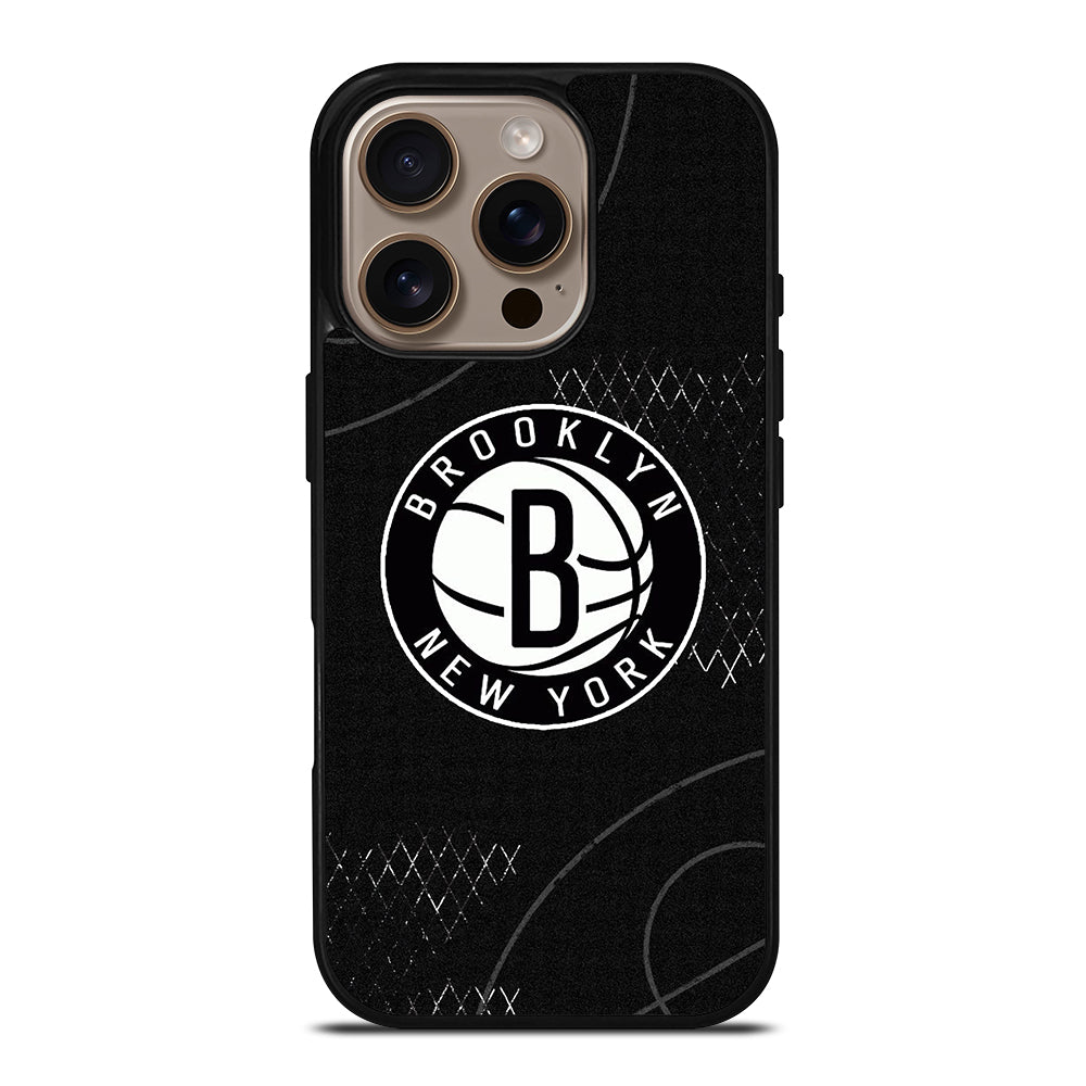 BROOKLYN NETS NBA ICON 2 iPhone 16 Pro Case Cover