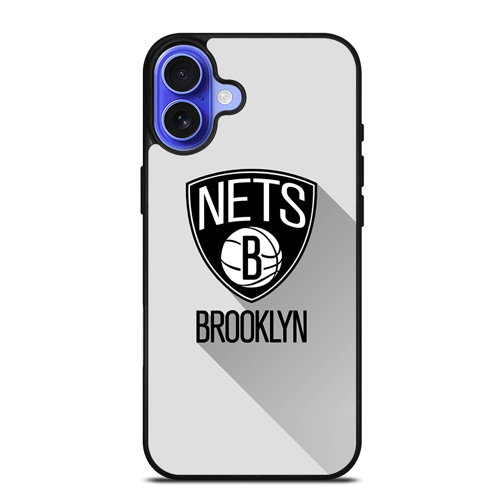 BROOKLYN NETS NBA ICON 3 iPhone 16 Case Cover