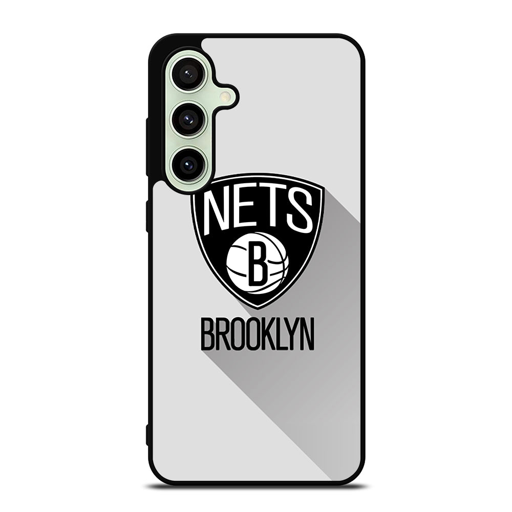 BROOKLYN NETS NBA ICON 3 Samsung Galaxy S24 FE Case Cover
