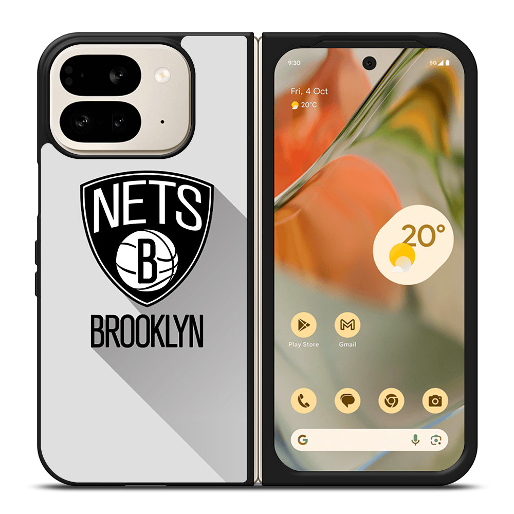 BROOKLYN NETS NBA ICON 3 Google Pixel 9 Pro Fold Case Cover