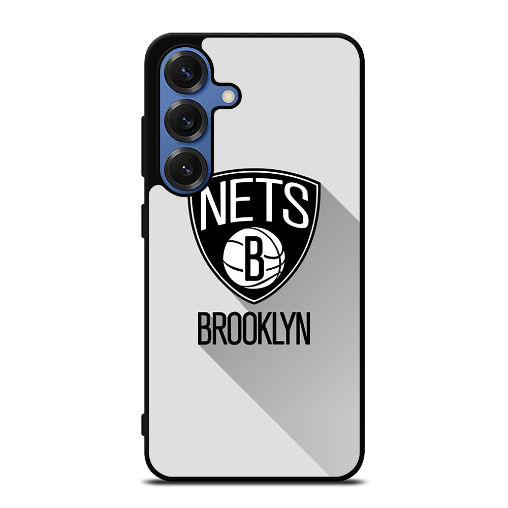 BROOKLYN NETS NBA ICON 3 Samsung Galaxy S25 Case Cover