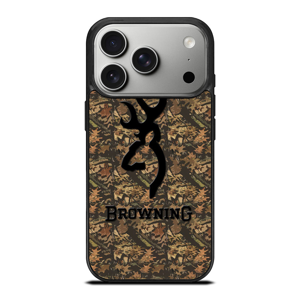 BROWNING DEER CAMO LOGO iPhone 17 Pro Case Cover