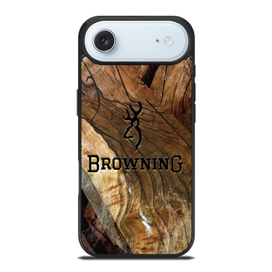 BROWNING DEER WOODEN LOGO iPhone Air Case Cover