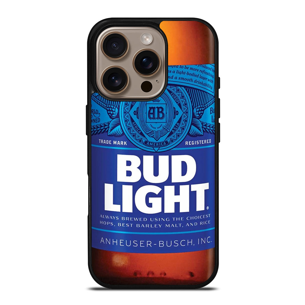 BUD LIGHT BEER BOTTLE iPhone 16 Pro Case Cover