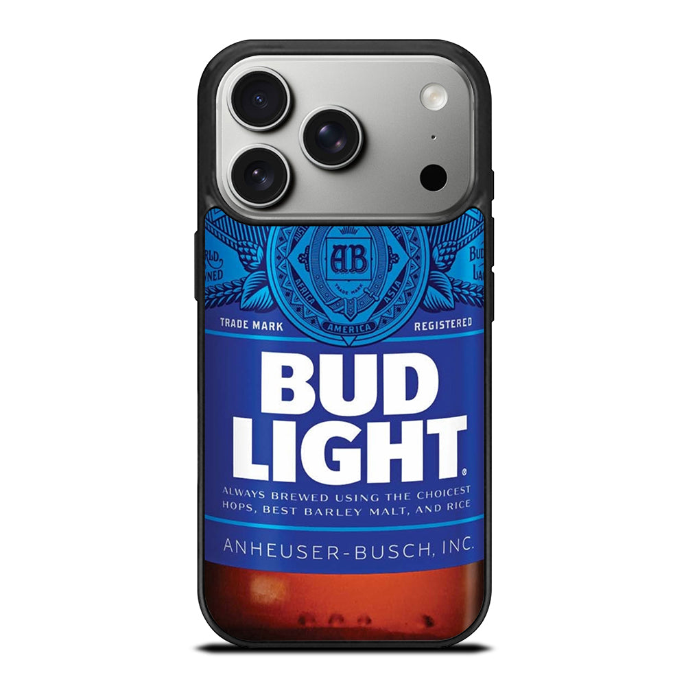 BUD LIGHT BEER BOTTLE iPhone 17 Pro Case Cover