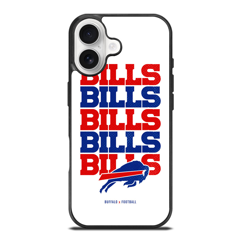 BUFFALO BILLS X FOOTBALL iPhone 17 Case Cover