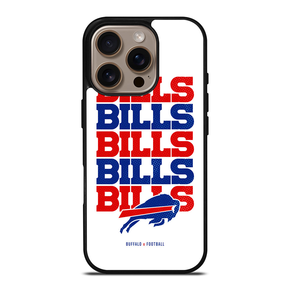 BUFFALO BILLS X FOOTBALL iPhone 16 Pro Case Cover