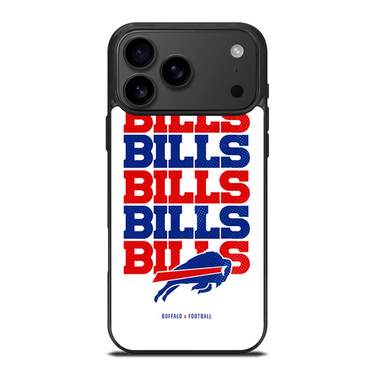 BUFFALO BILLS X FOOTBALL iPhone 17 Pro Max Case Cover