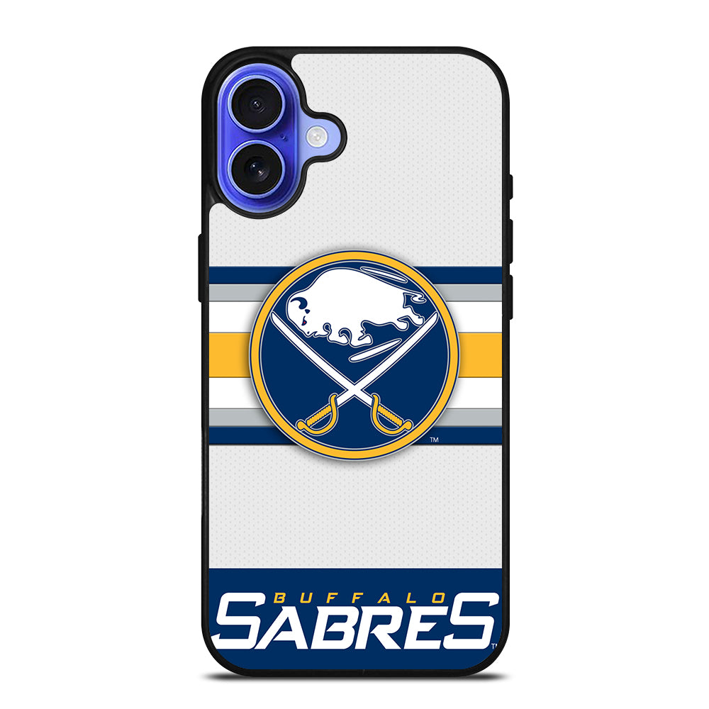 BUFFALO SABRES FOOTBALL LOGO 1 iPhone 16 Case Cover