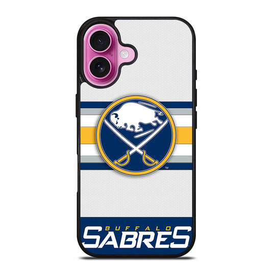 BUFFALO SABRES FOOTBALL LOGO 1 iPhone 16 Plus Case Cover
