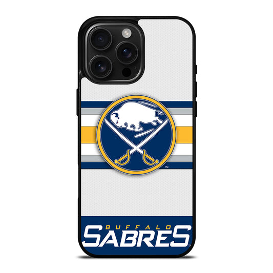 BUFFALO SABRES FOOTBALL LOGO 1 iPhone 16 Pro Max Case Cover