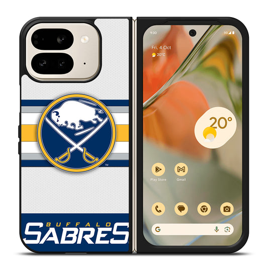 BUFFALO SABRES FOOTBALL LOGO 1 Google Pixel 9 Pro Fold Case Cover