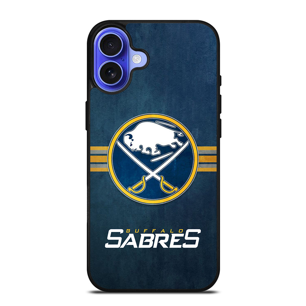 BUFFALO SABRES FOOTBALL LOGO 2 iPhone 16 Case Cover