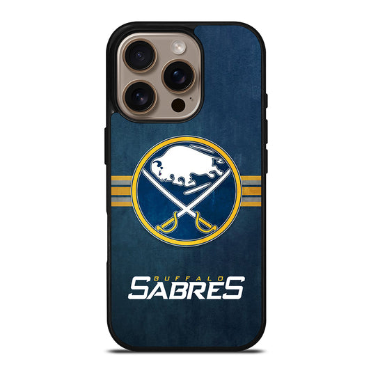 BUFFALO SABRES FOOTBALL LOGO 2 iPhone 16 Pro Case Cover