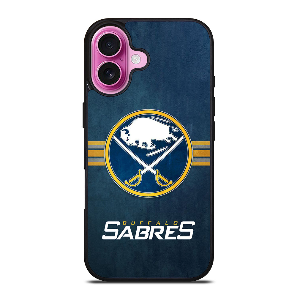 BUFFALO SABRES FOOTBALL LOGO 2 iPhone 16 Plus Case Cover