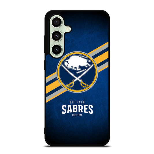 BUFFALO SABRES FOOTBALL LOGO 3 Samsung Galaxy S24 FE Case Cover