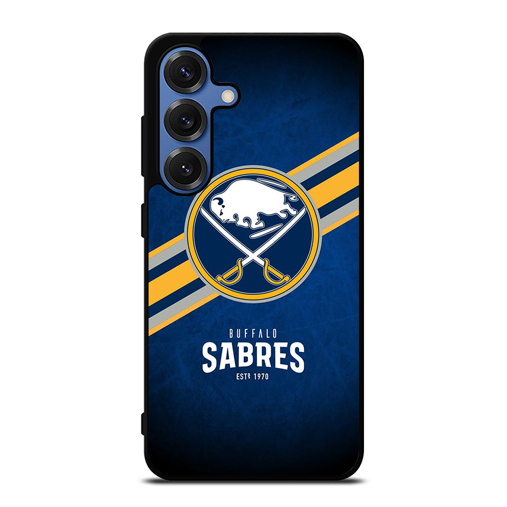 BUFFALO SABRES FOOTBALL LOGO 3 Samsung Galaxy S25 Case Cover