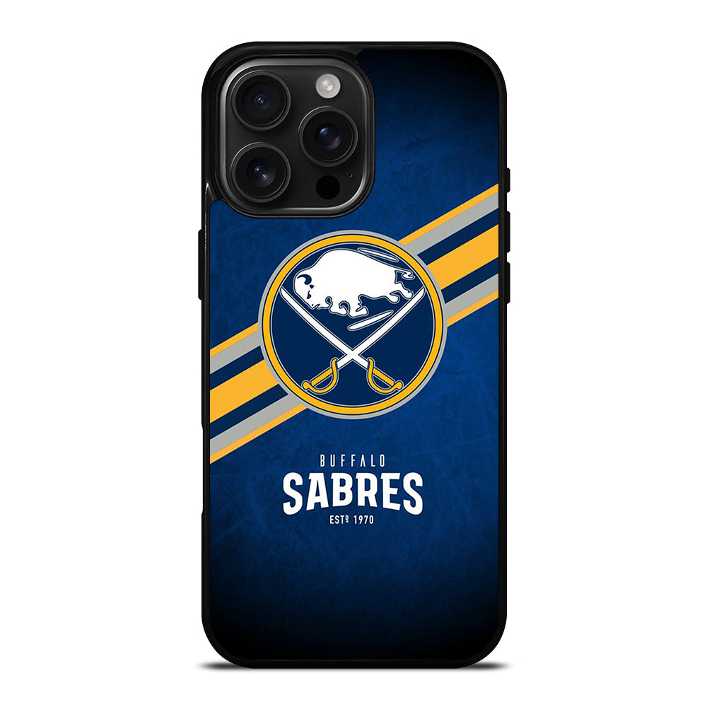 BUFFALO SABRES FOOTBALL LOGO 3 iPhone 16 Pro Max Case Cover