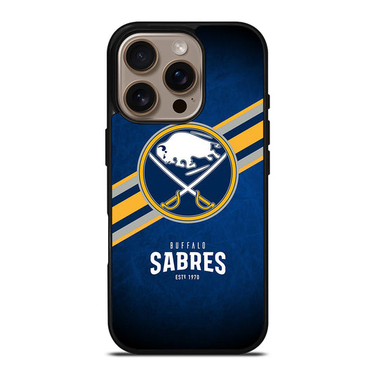 BUFFALO SABRES FOOTBALL LOGO 3 iPhone 16 Pro Case Cover