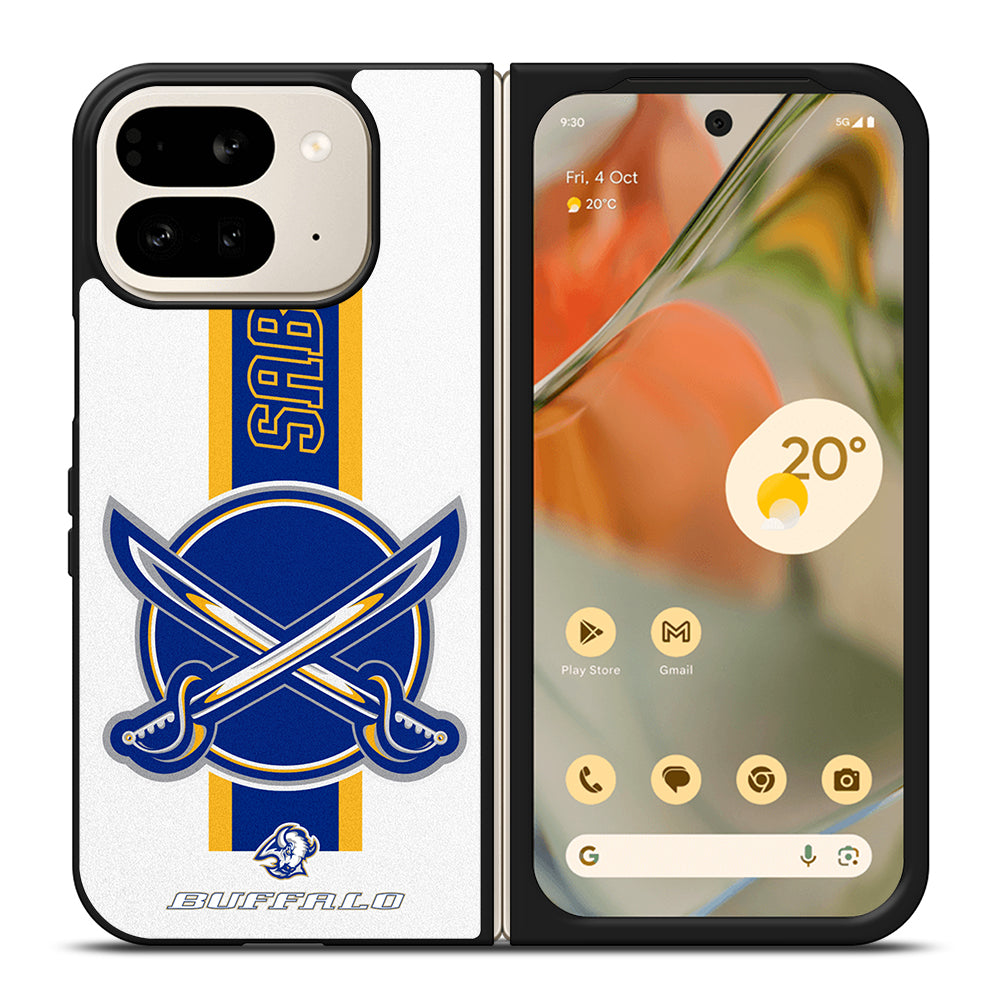 BUFFALO SABRES NHL TEAM 1 Google Pixel 9 Pro Fold Case Cover