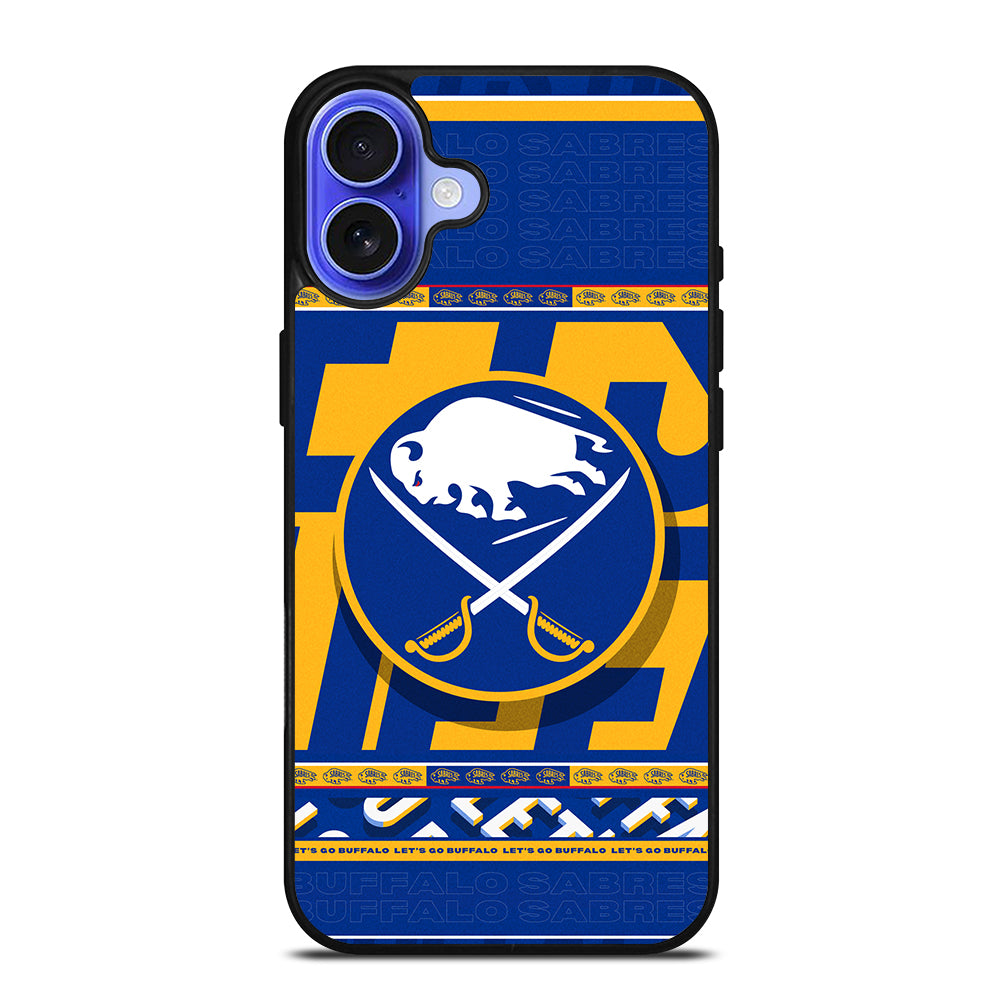 BUFFALO SABRES NHL TEAM 2 iPhone 16 Case Cover