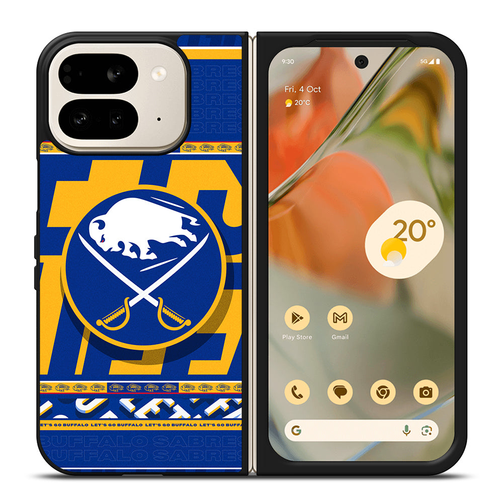 BUFFALO SABRES NHL TEAM 2 Google Pixel 9 Pro Fold Case Cover