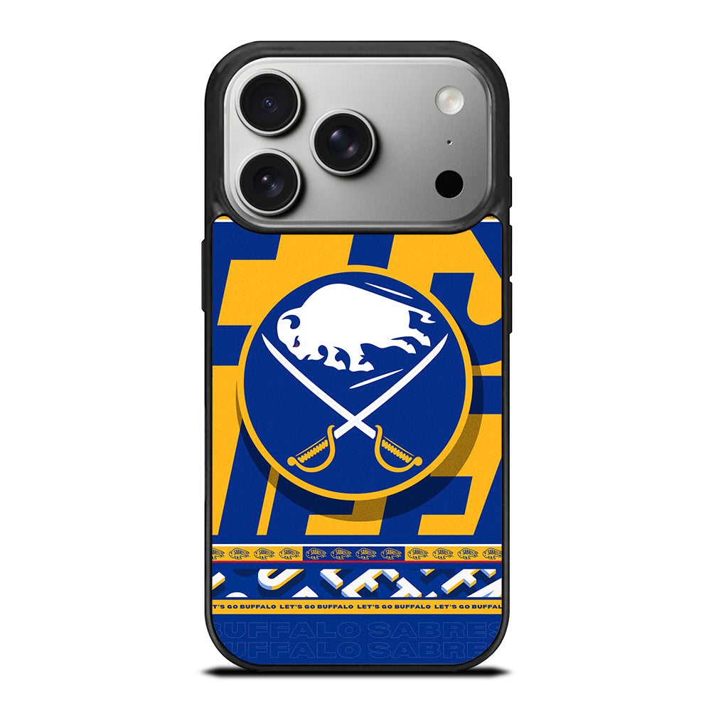 BUFFALO SABRES NHL TEAM 2 iPhone 17 Pro Case Cover