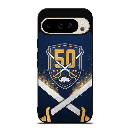 BUFFALO SABRES NHL TEAM 3 Google Pixel 9 Pro Case Cover