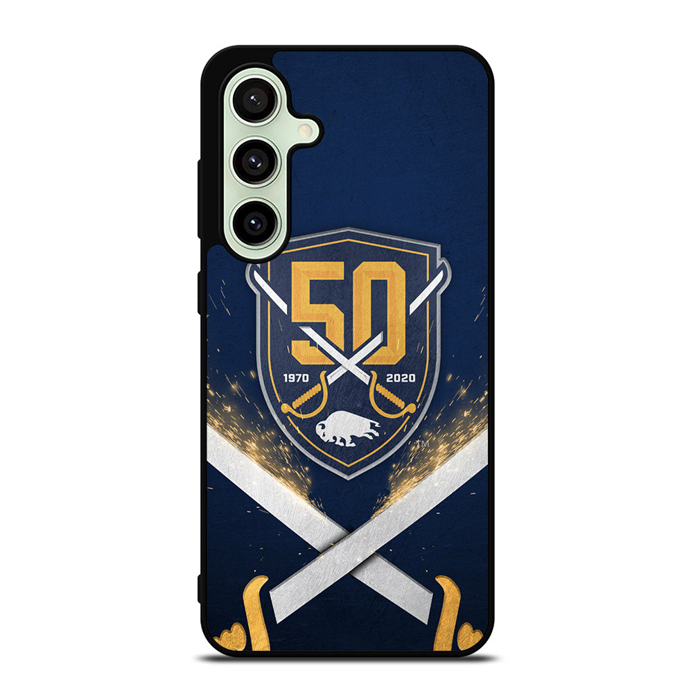 BUFFALO SABRES NHL TEAM 3 Samsung Galaxy S24 FE Case Cover