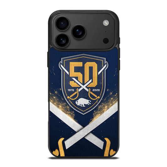 BUFFALO SABRES NHL TEAM 3 iPhone 17 Pro Max Case Cover