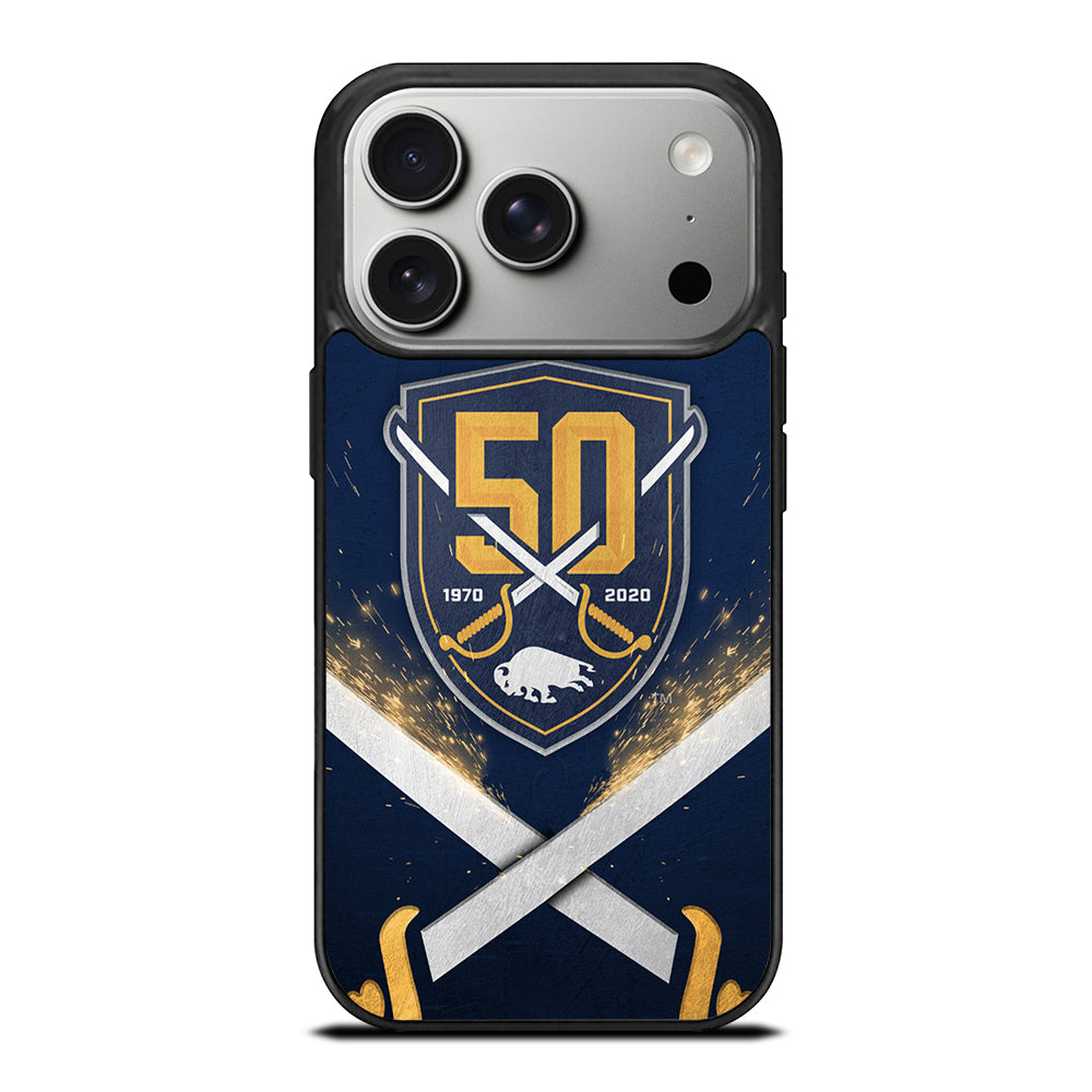 BUFFALO SABRES NHL TEAM 3 iPhone 17 Pro Case Cover