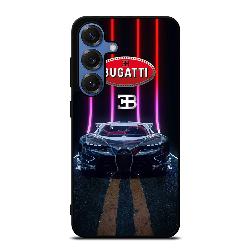 BUGATTI BLACK CAR Samsung Galaxy S25 Case Cover