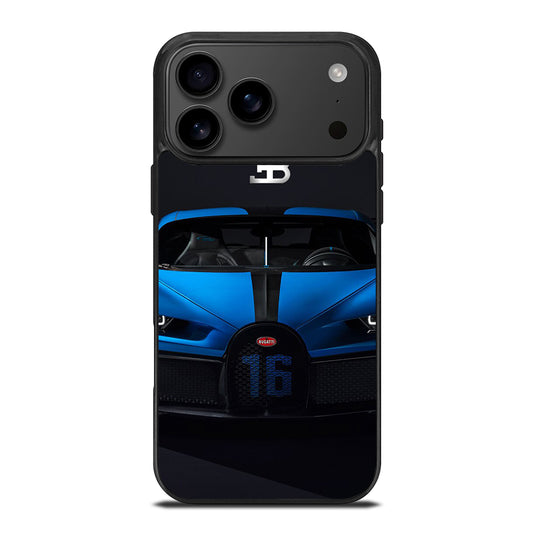 BUGATTI BLUE CAR iPhone 17 Pro Max Case Cover
