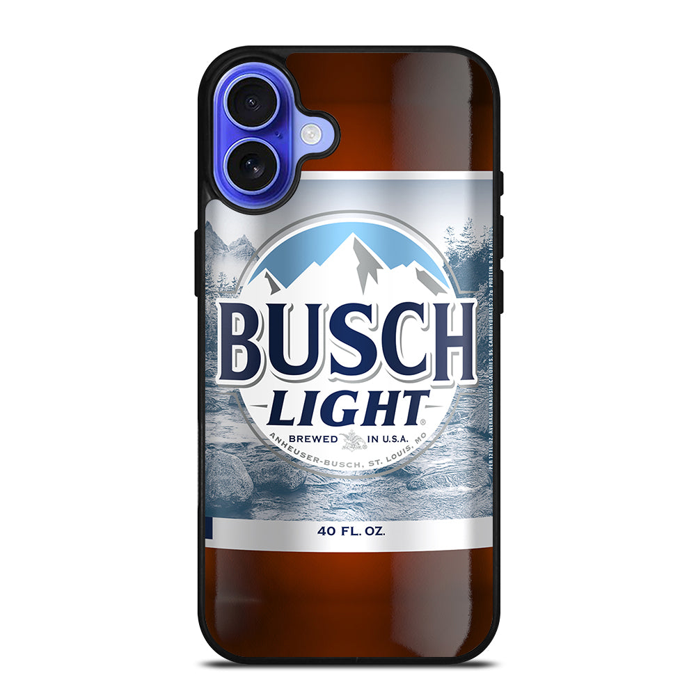 BUSCH LIGHT BEER BOTTLE iPhone 16 Case Cover