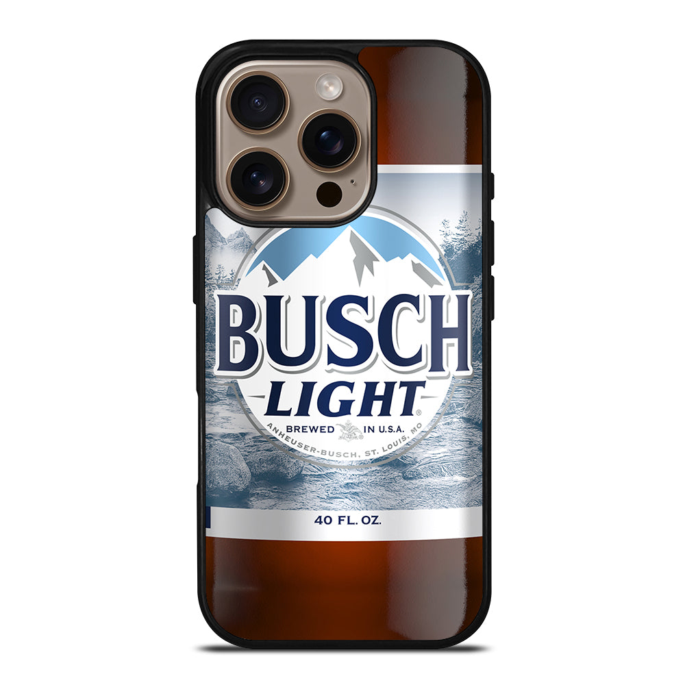 BUSCH LIGHT BEER BOTTLE iPhone 16 Pro Case Cover