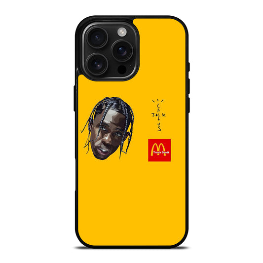 CACTUS JACK TRAVIS SCOTT MCDONALDS ICON iPhone 16 Pro Max Case Cover