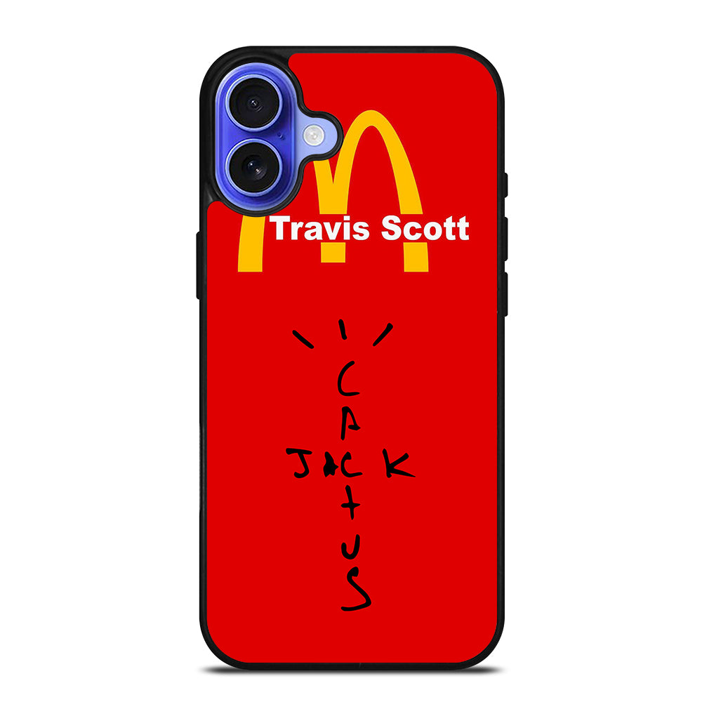 CACTUS JACK TRAVIS SCOTT MCDONALDS LOGO iPhone 16 Case Cover