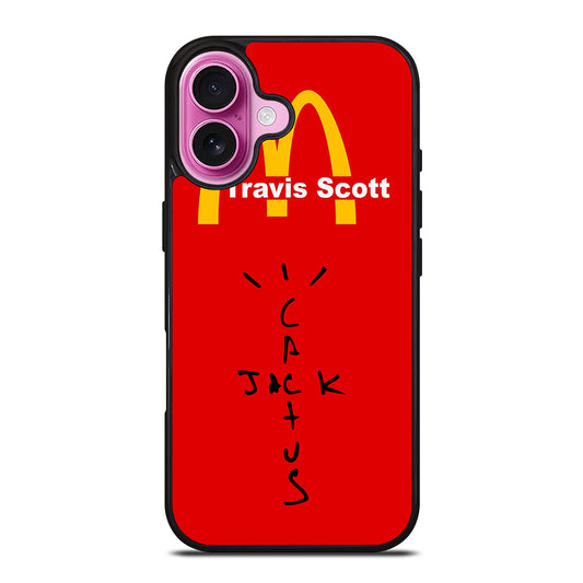CACTUS JACK TRAVIS SCOTT MCDONALDS LOGO iPhone 16 Plus Case Cover